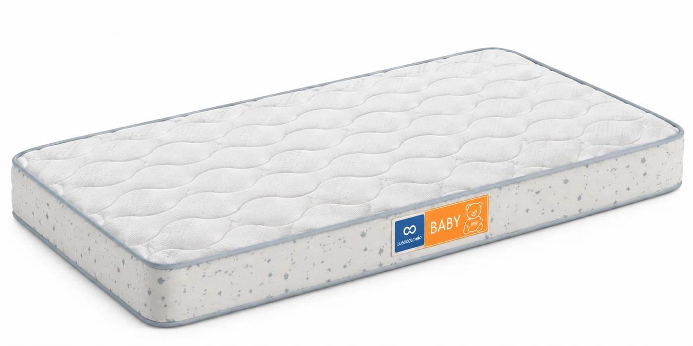 Lusocolchão Baby em fundo branco